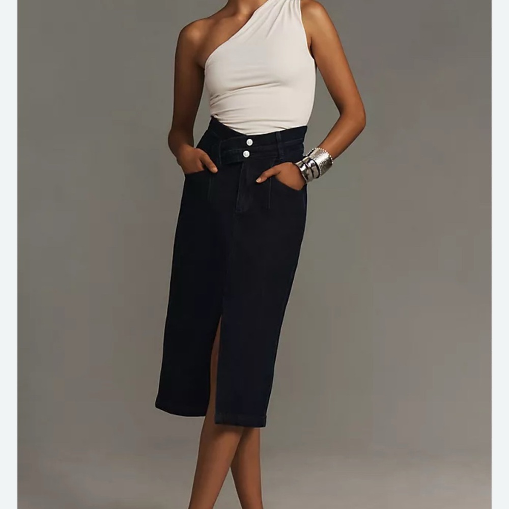 Anthropologie Denim Skirt